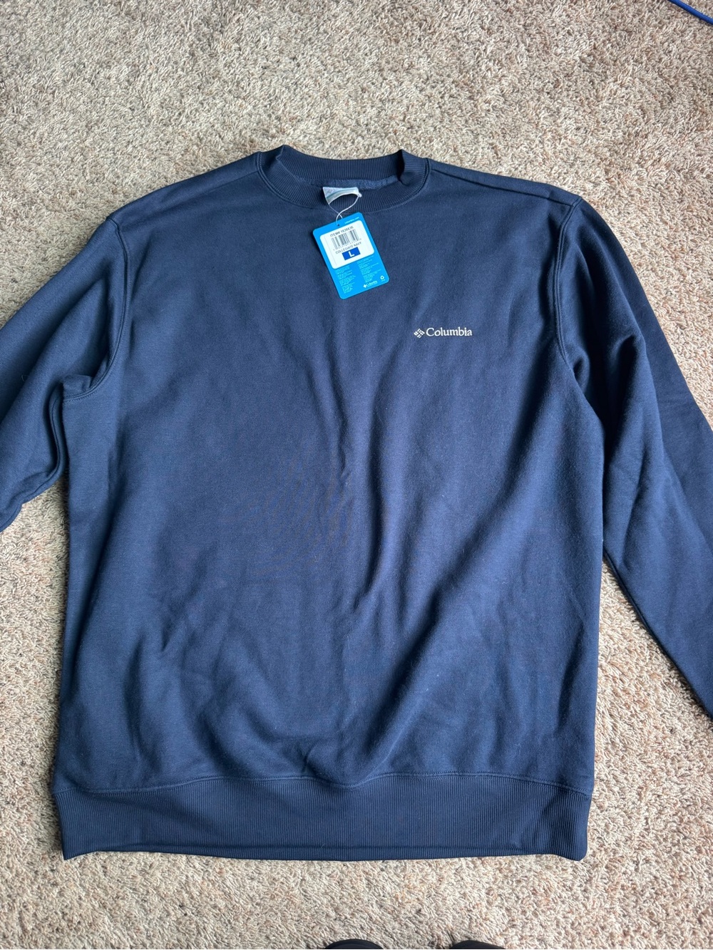 Columbia Men's Crewneck Sweater - Dark Blue/Navy